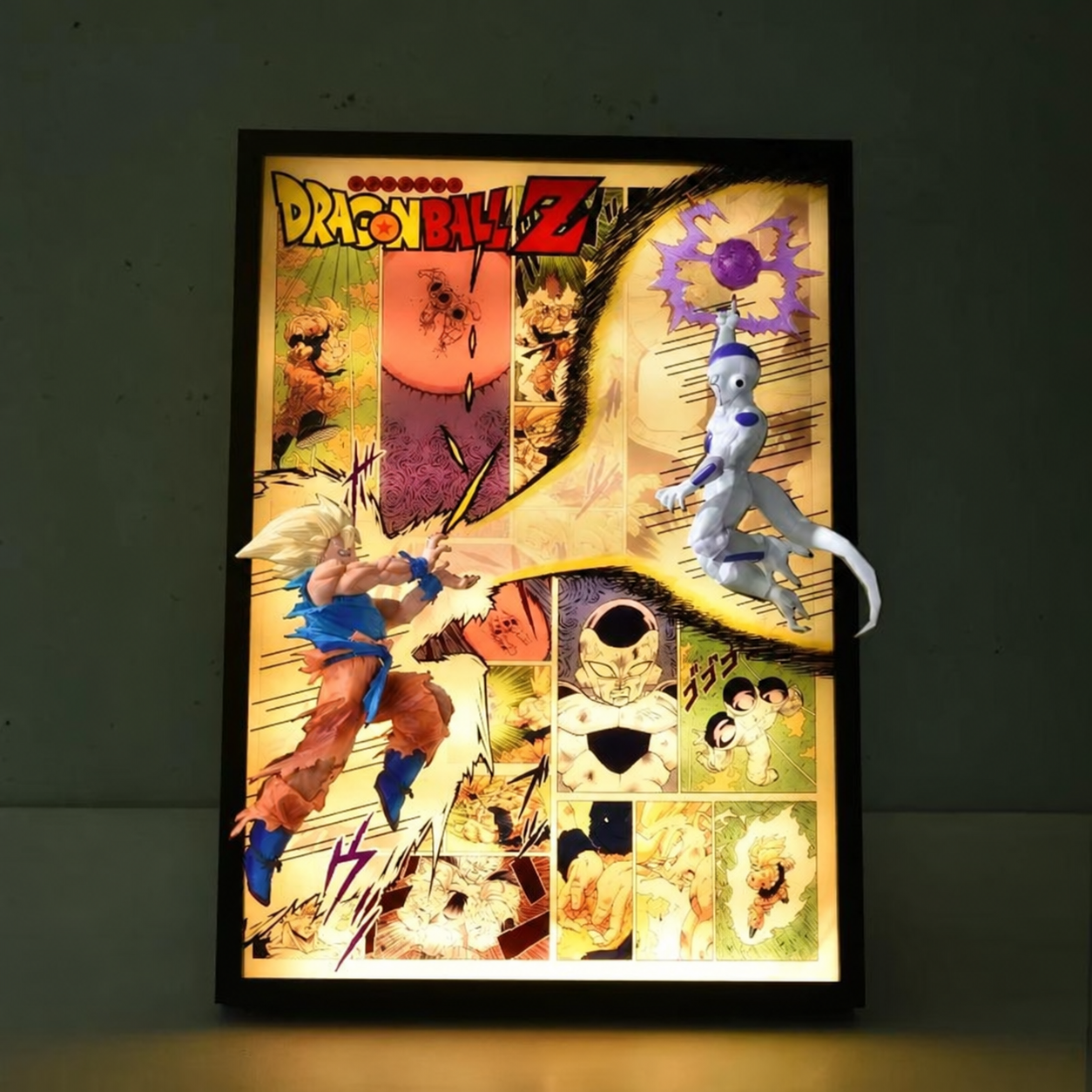Goku Vs Frieza 3D Light Wall Art – image 6