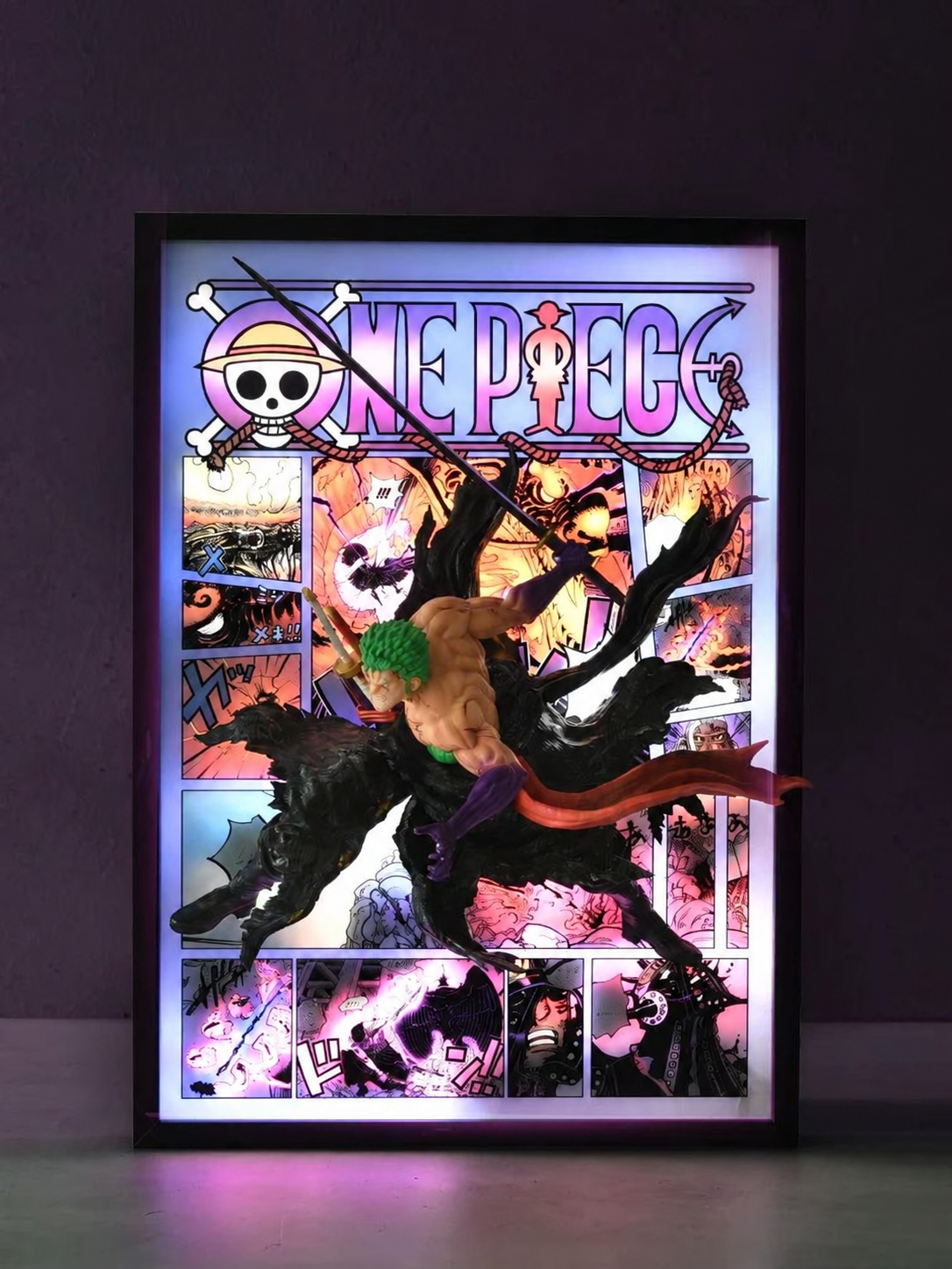Zoro 3D Light Wall Art – batch 4 image 1