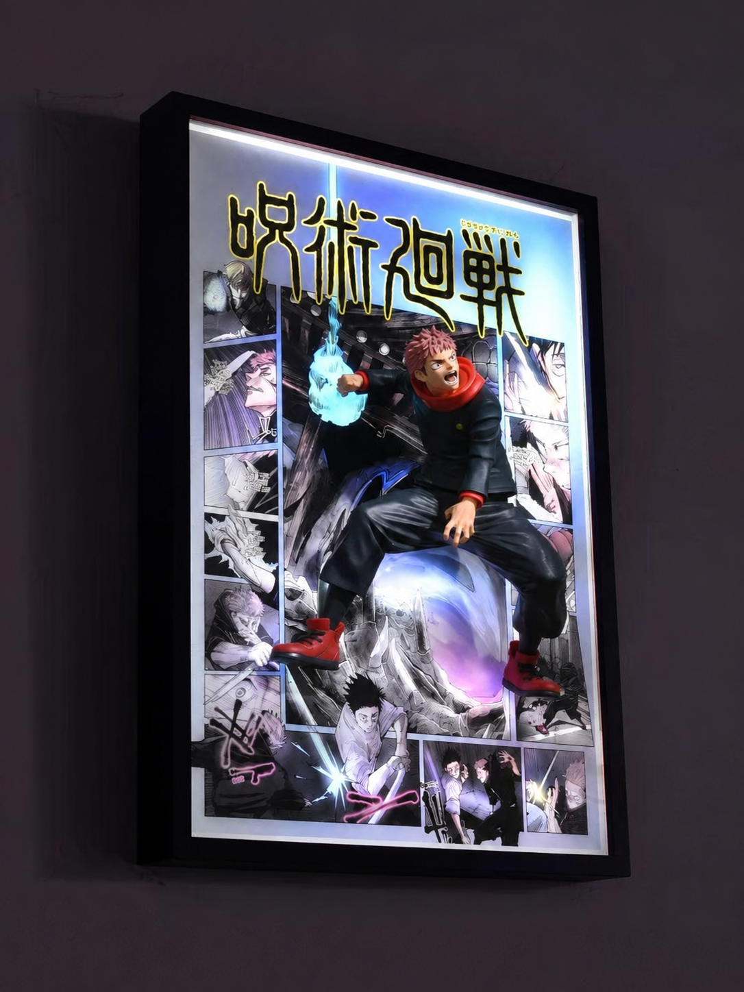 Yuji Itadori 3D Light Wall Art – batch 7 image 1