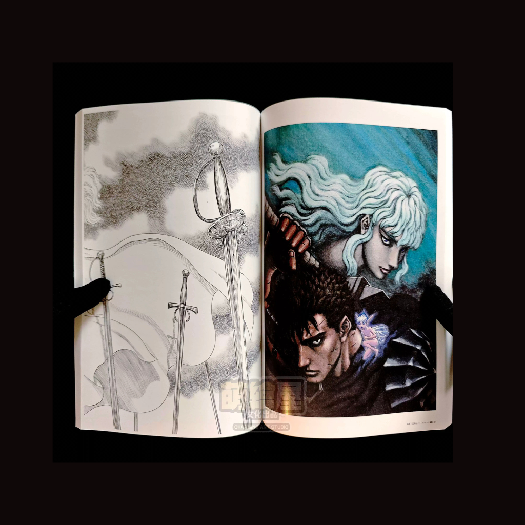 Berserk book - premium anime collection side view