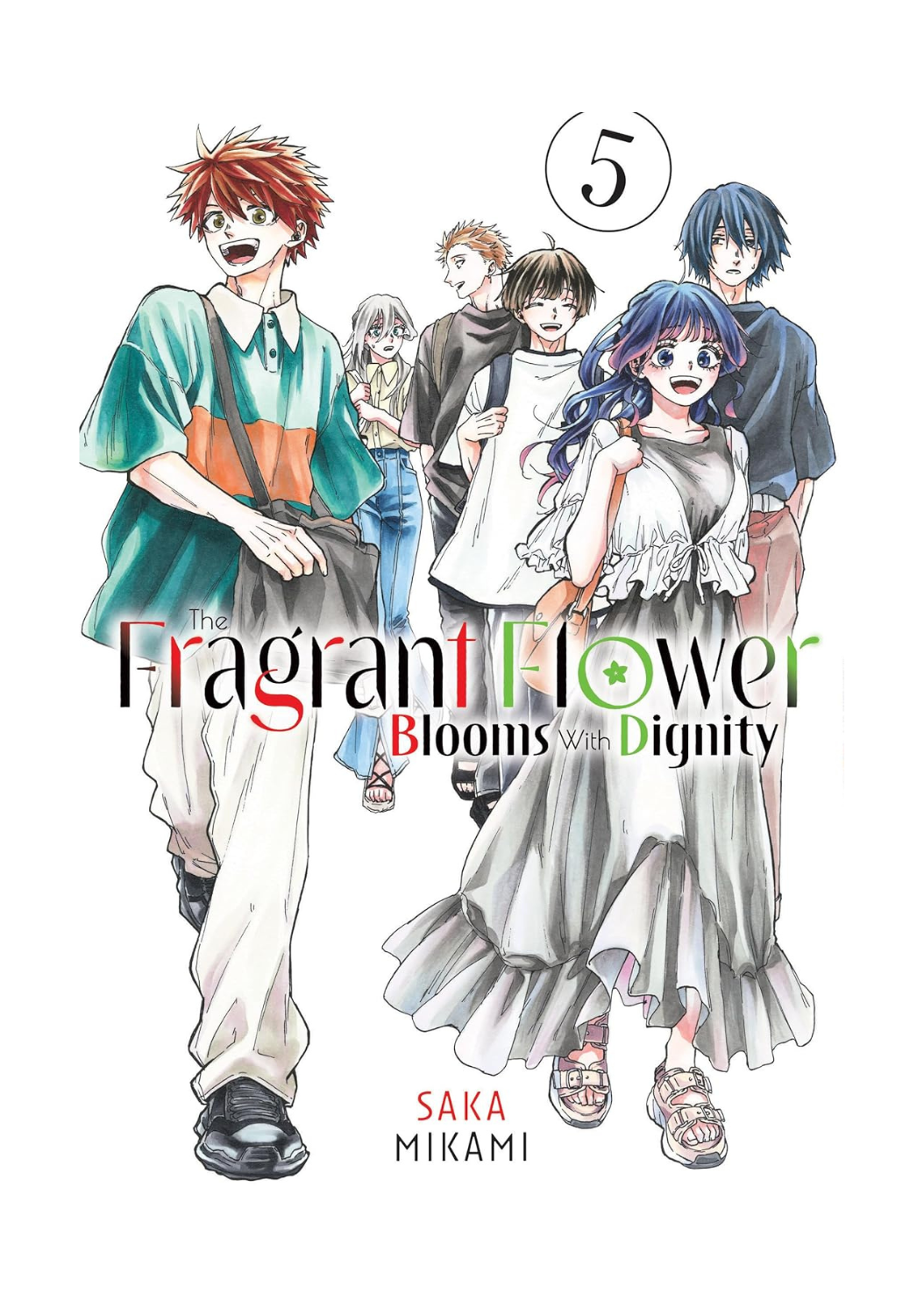 The Fragrant Flower Blooms with Dignity manga - official anime book collection angle view