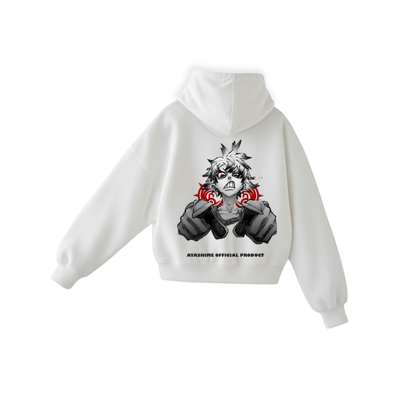 Gachiakuta RUDO WHITE HOODIE