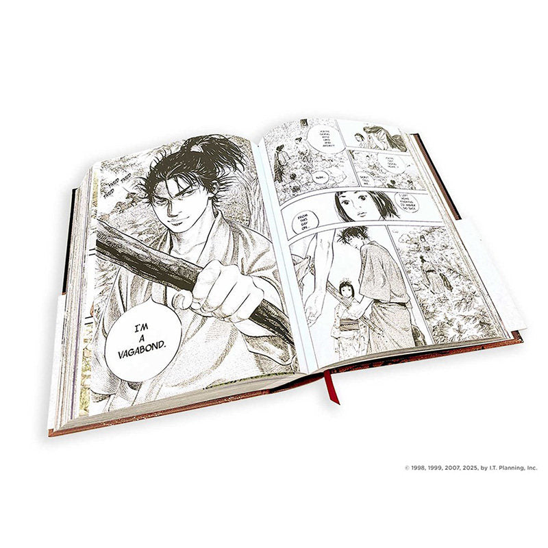Vagabond book - premium anime collection angle view