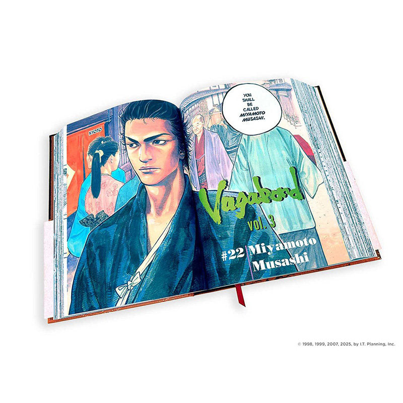 Vagabond book - premium anime collection design detail
