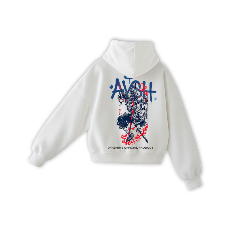 TANJIRO SWORD WHITE HOODIE