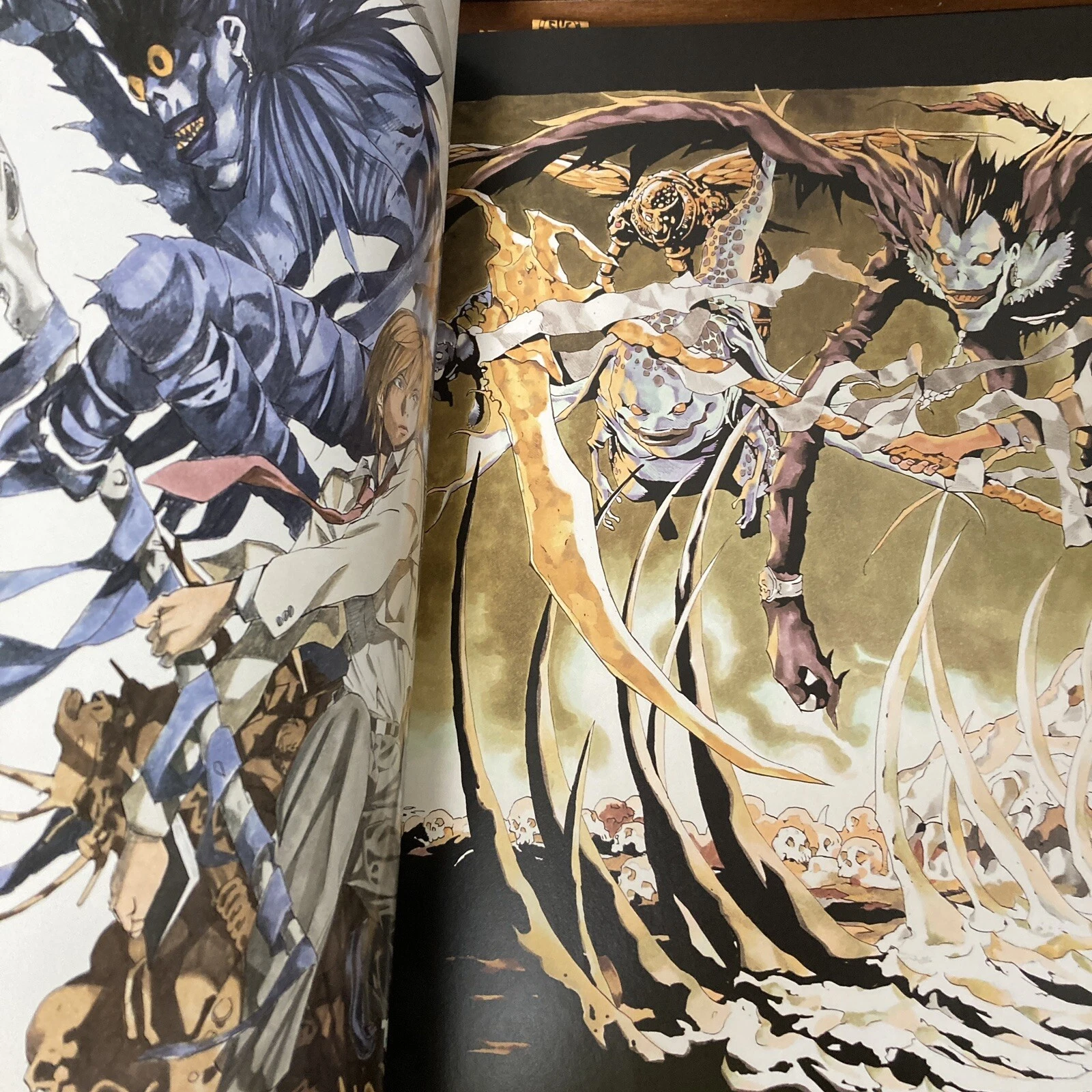 Death Note art book - premium anime artwork collection angle view