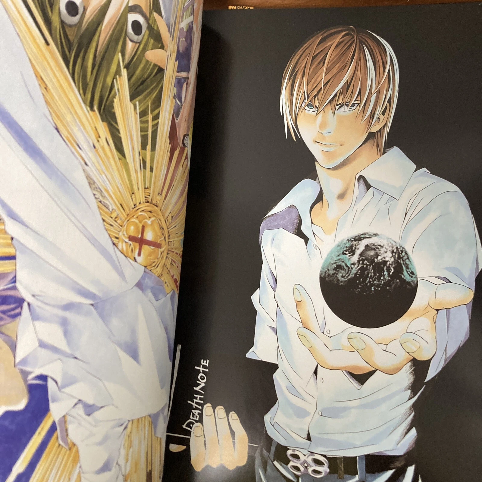 Death Note art book - premium anime artwork collection angle view