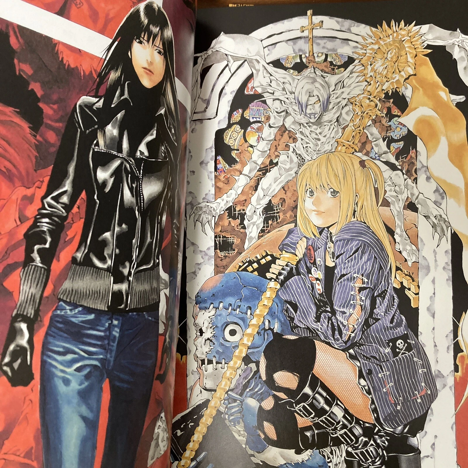 Death Note art book - premium anime artwork collection angle view