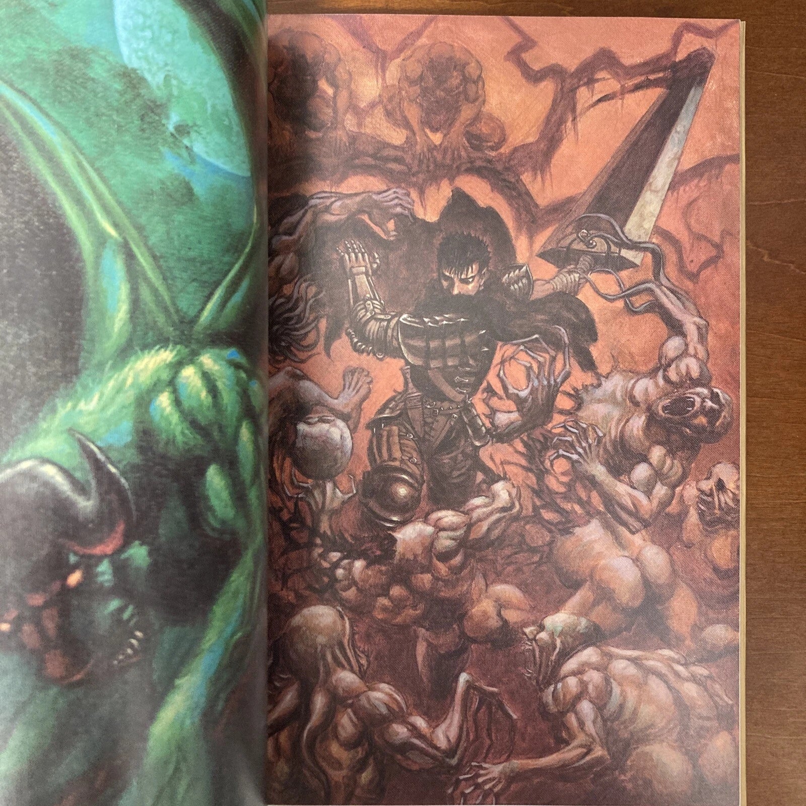 Berserk book - premium anime collection angle view