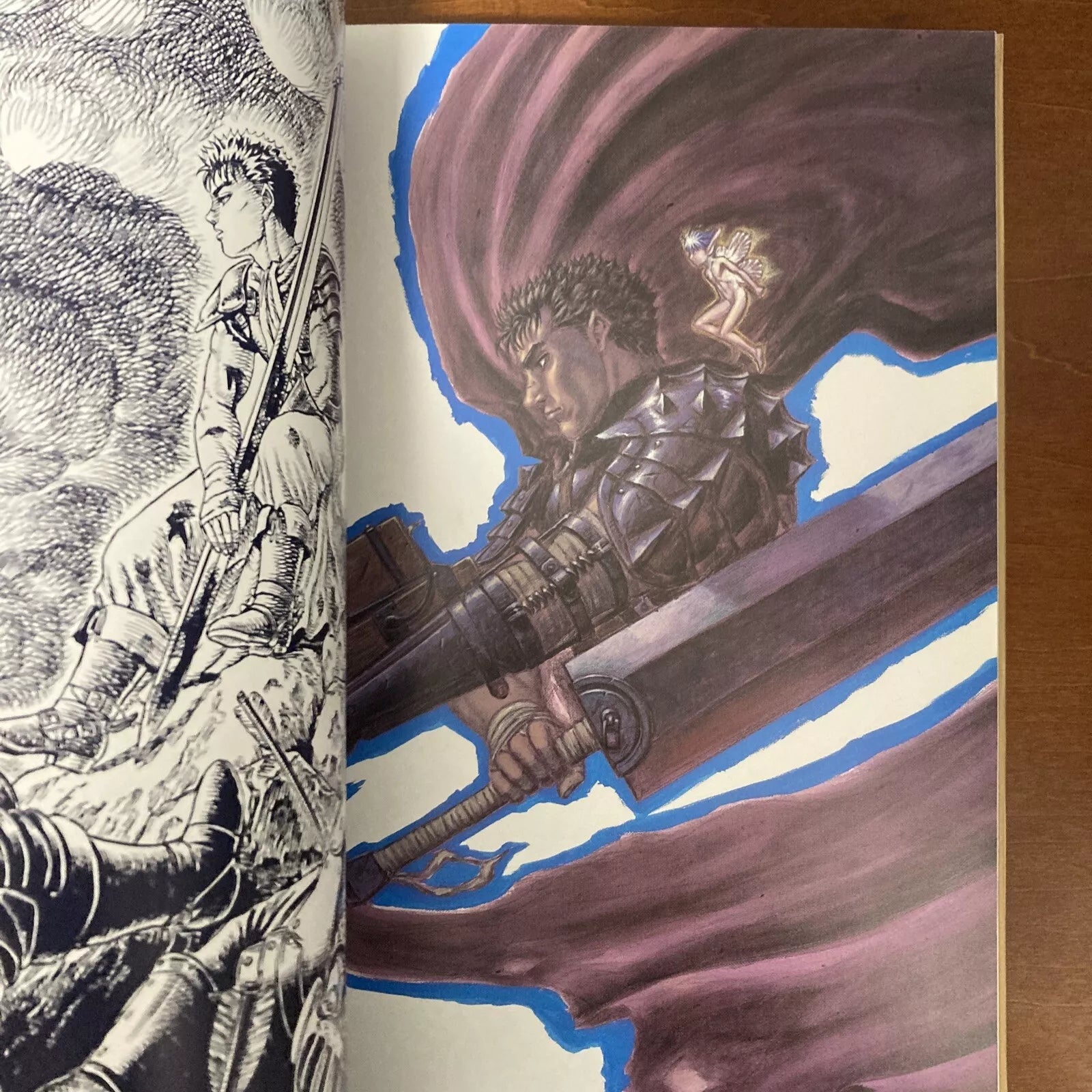 Berserk book - premium anime collection angle view