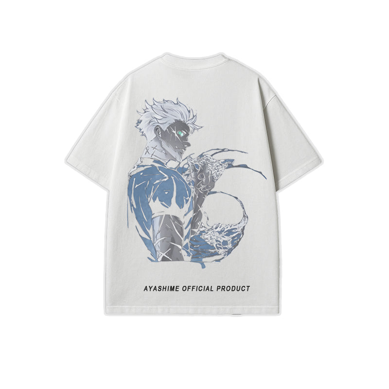 GOJO JUJUTSU KAISEN WHITE T-SHIRT