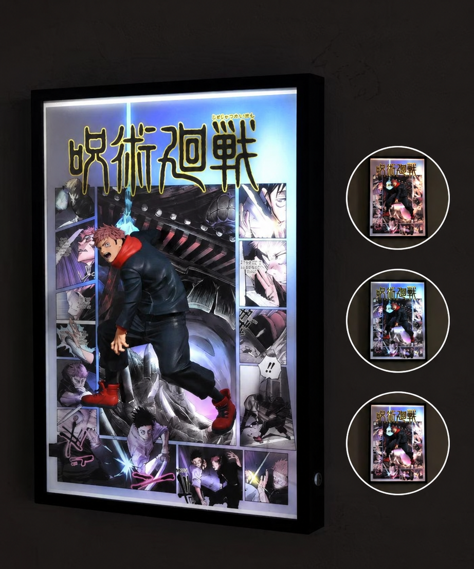 Yuji Itadori 3D Light Wall Art – batch 8 image 2