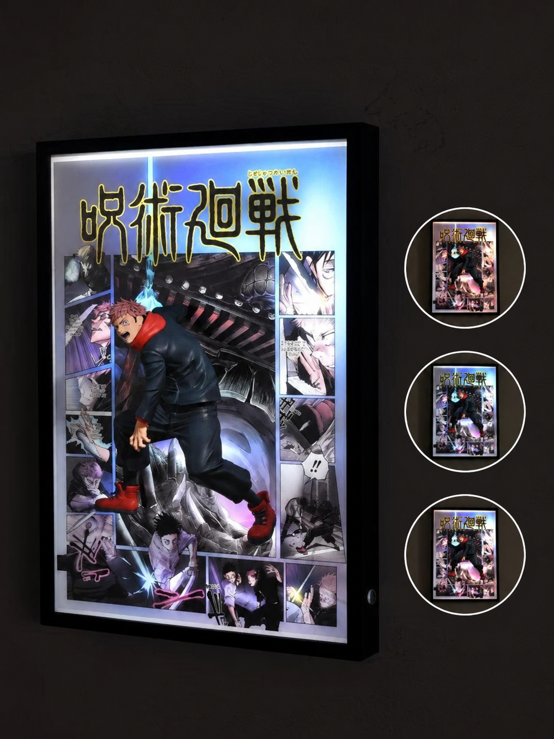 Yuji Itadori 3D Light Wall Art – batch 8 image 2
