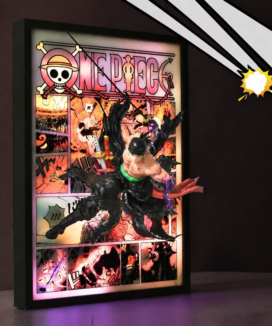 Roronoa Zoro 3D Light Wall Art – batch 5 image 2