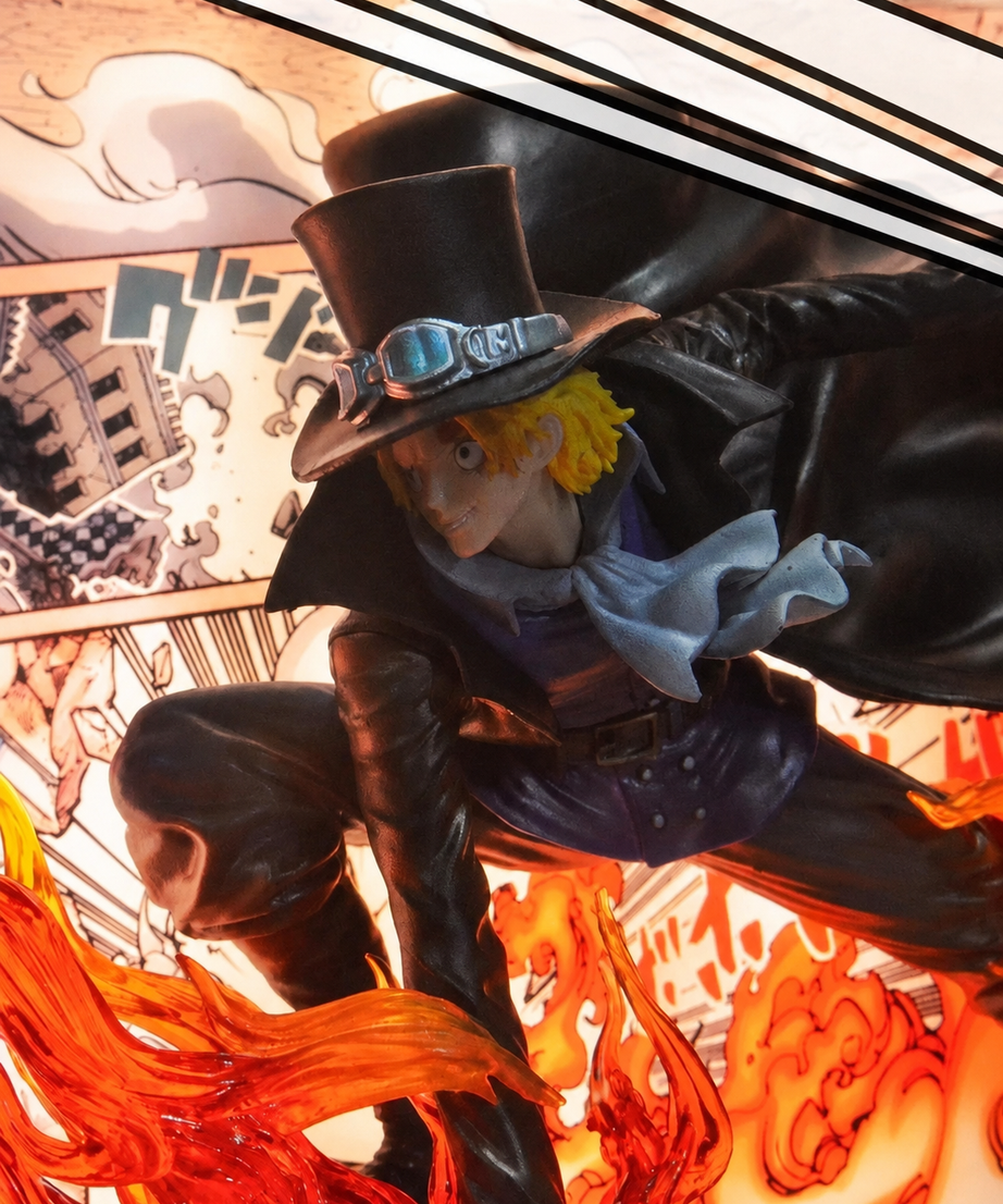 One Piece Sabo Fire Fist 3D Light Wall Art – batch 7 image 2
