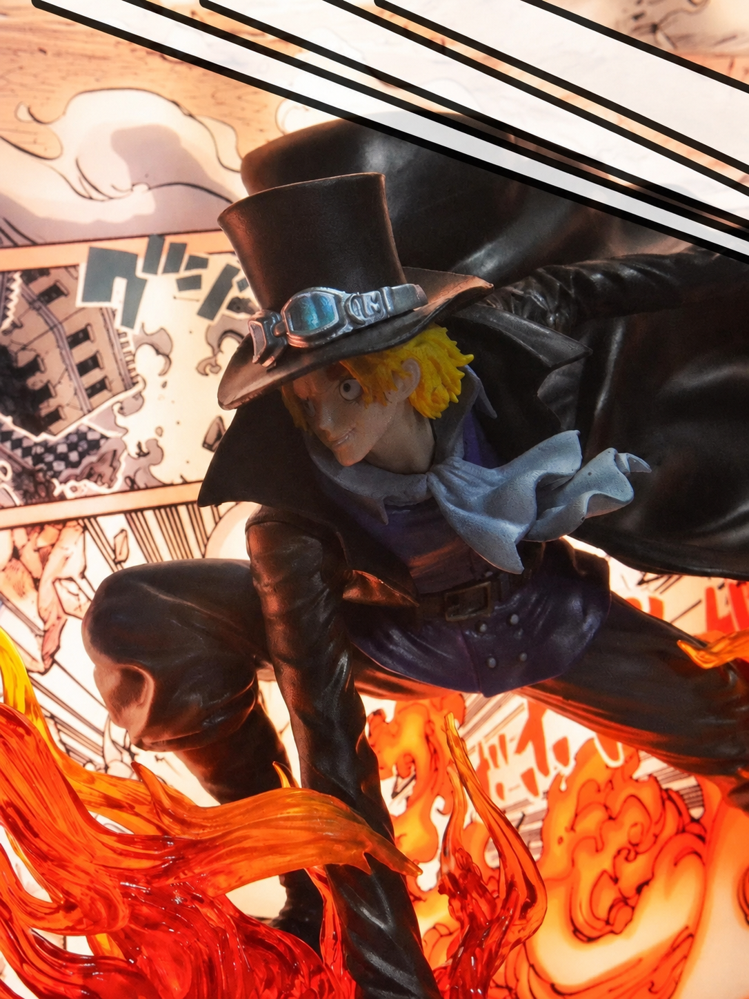 One Piece Sabo Fire Fist 3D Light Wall Art – batch 7 image 2
