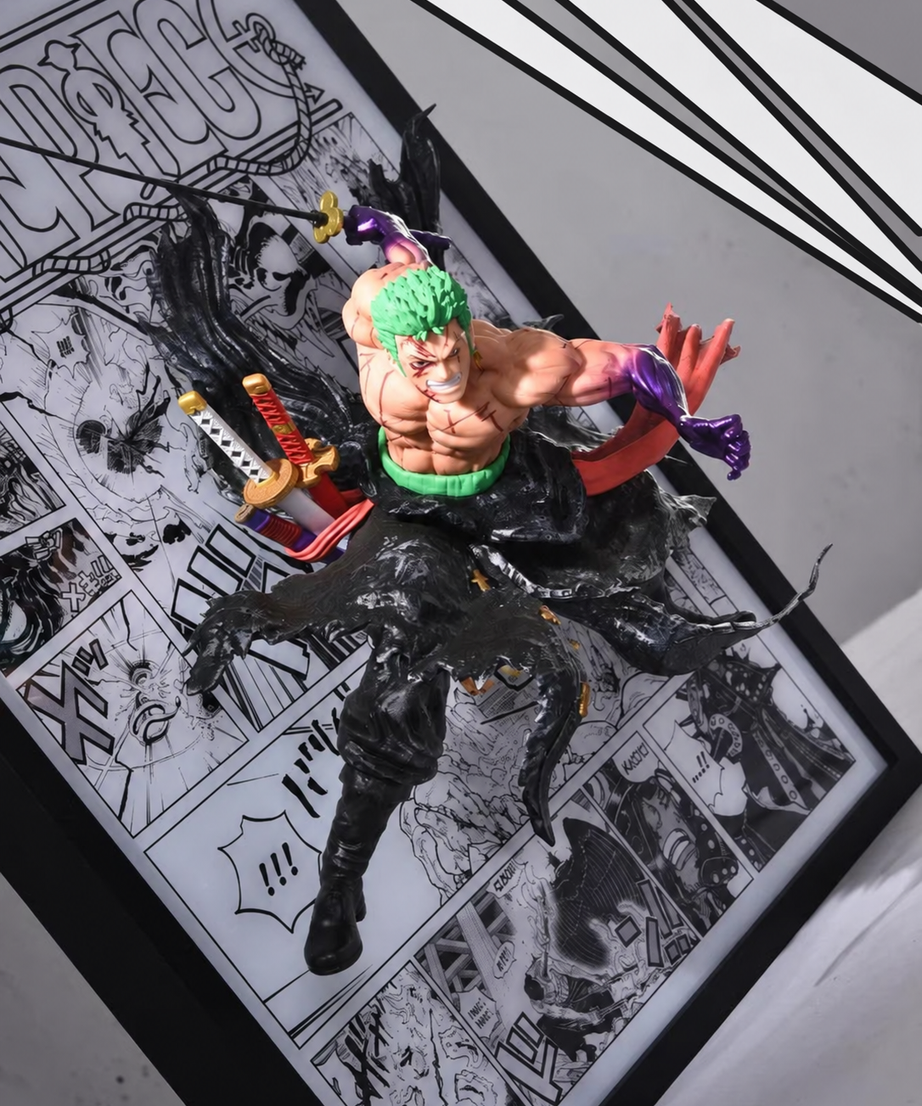 Roronoa Zoro 3D Light Wall Art – batch 5 image 3
