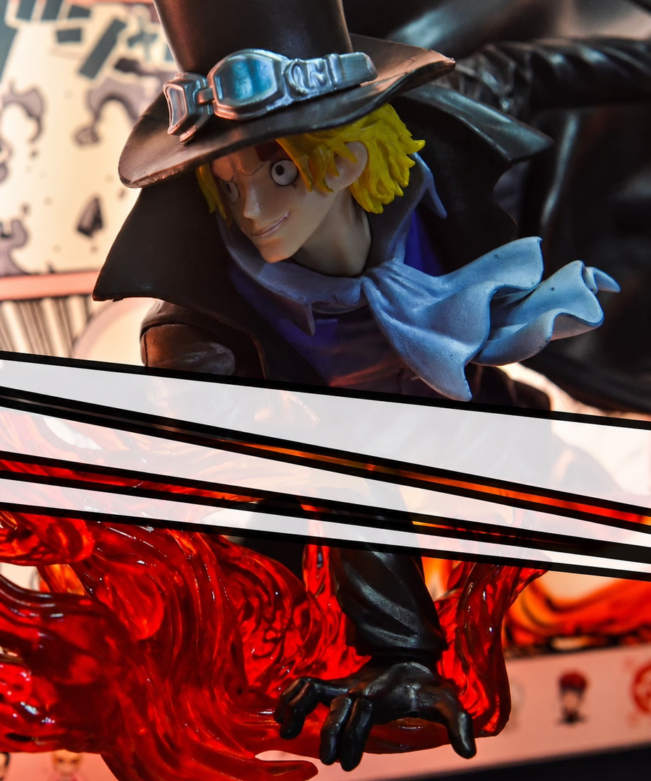 One Piece Sabo Fire Fist 3D Light Wall Art – batch 7 image 3