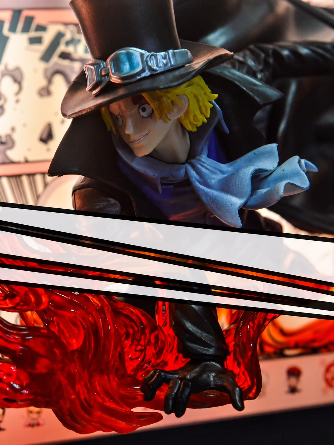 One Piece Sabo Fire Fist 3D Light Wall Art – batch 7 image 3