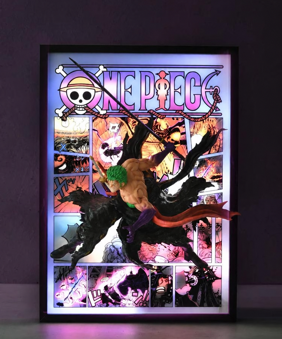 Zoro 3D Light Wall Art – batch 4 image 1