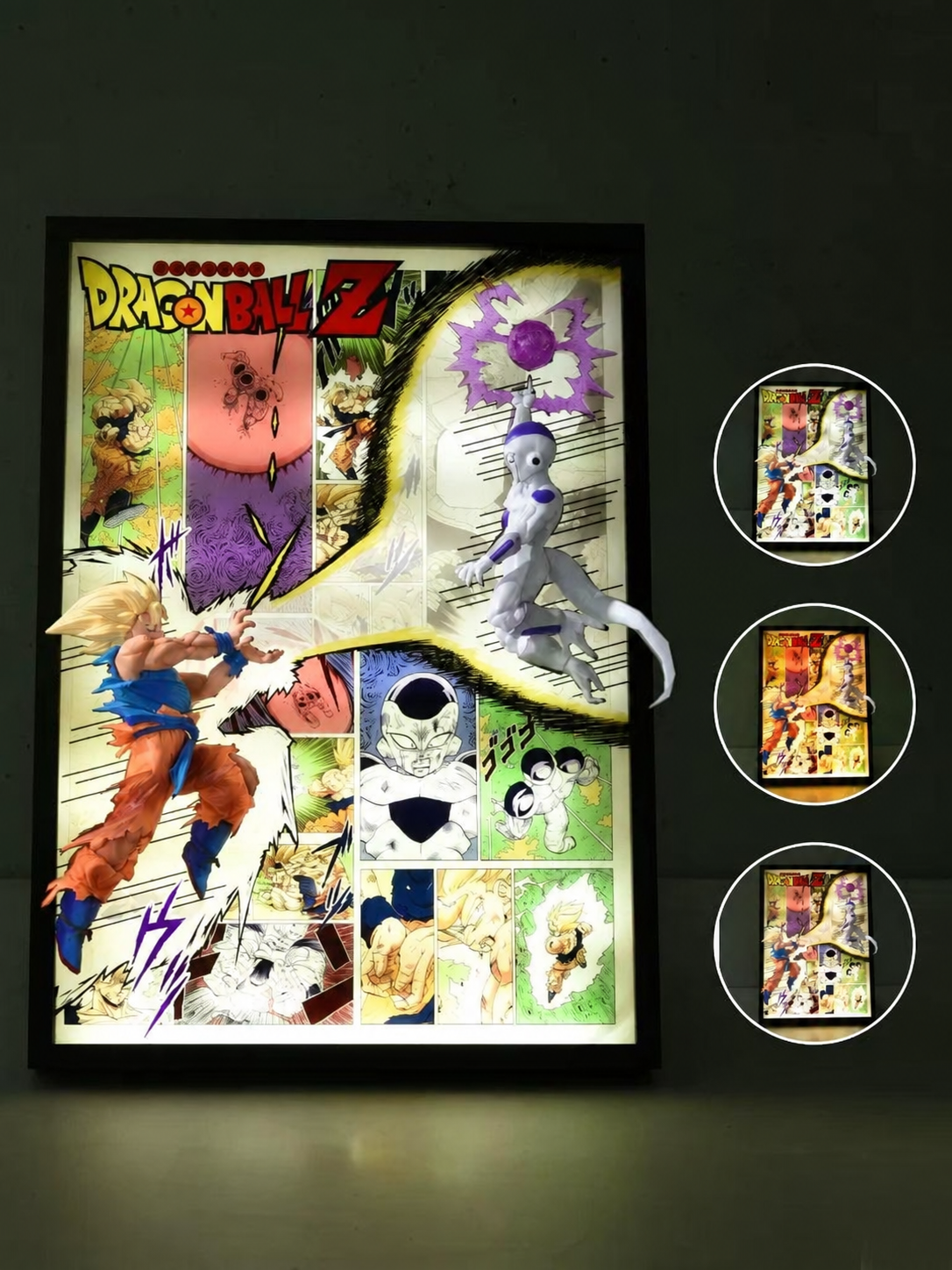 Goku Vs Frieza 3D Light Wall Art – image 3