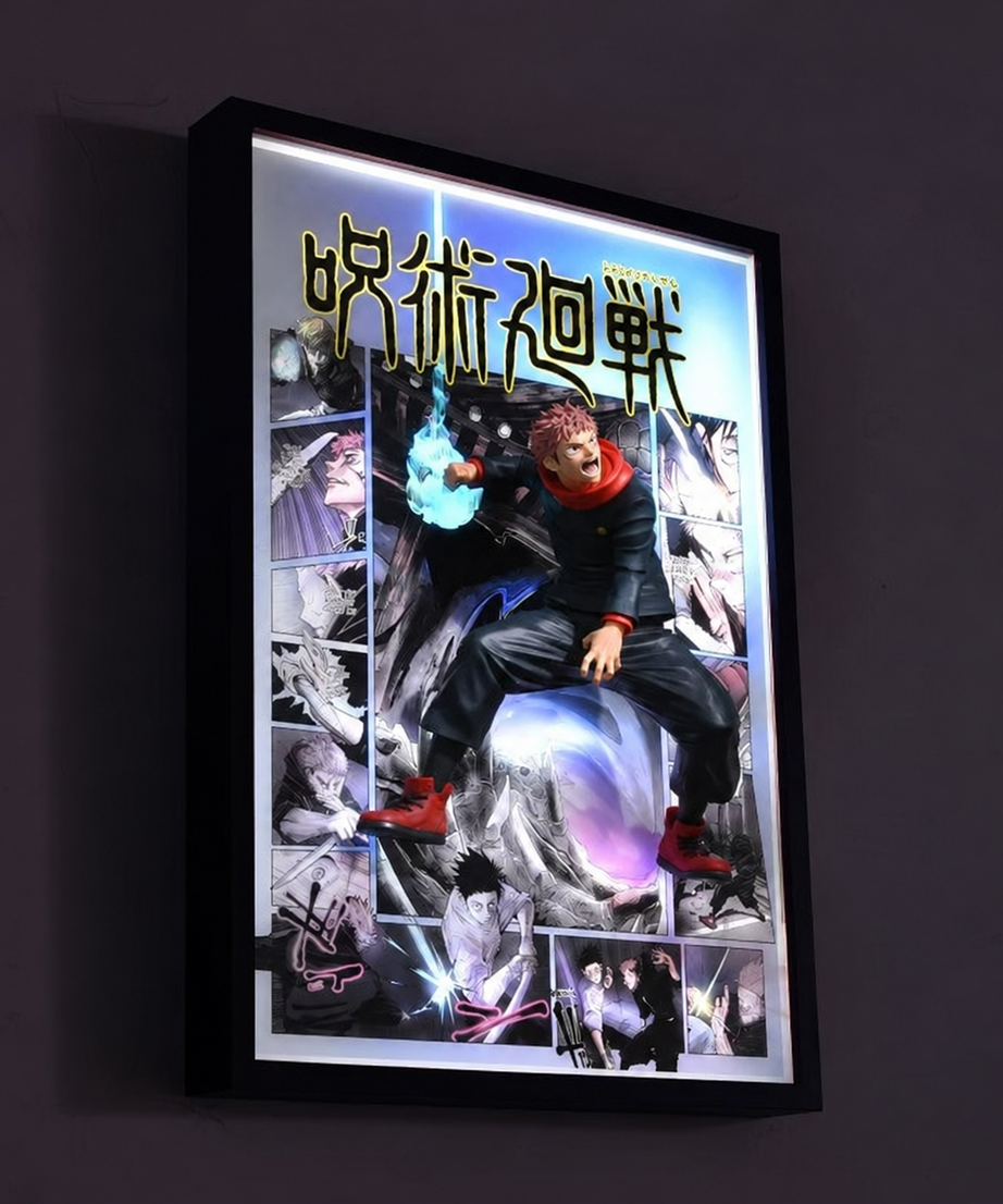 Yuji Itadori 3D Light Wall Art – batch 8 image 5