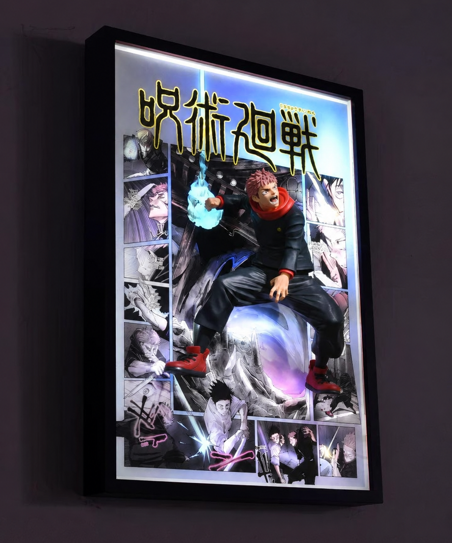 Yuji Itadori 3D Light Wall Art – batch 7 image 1