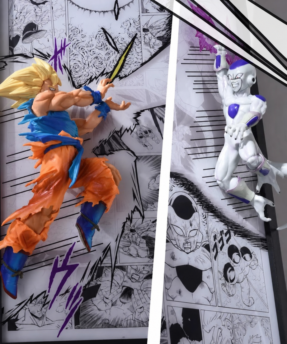 Goku Vs Frieza 3D Light Wall Art – image 4