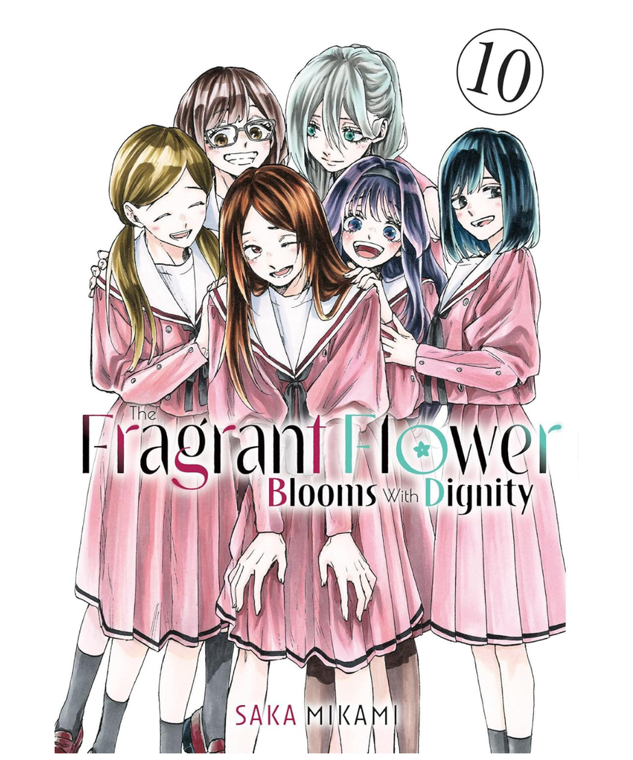 The Fragrant Flower Blooms with Dignity manga - official anime book collection angle view