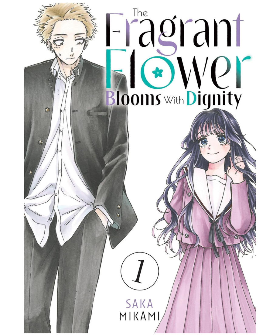 The Fragrant Flower Blooms with Dignity manga - official anime book collection angle view