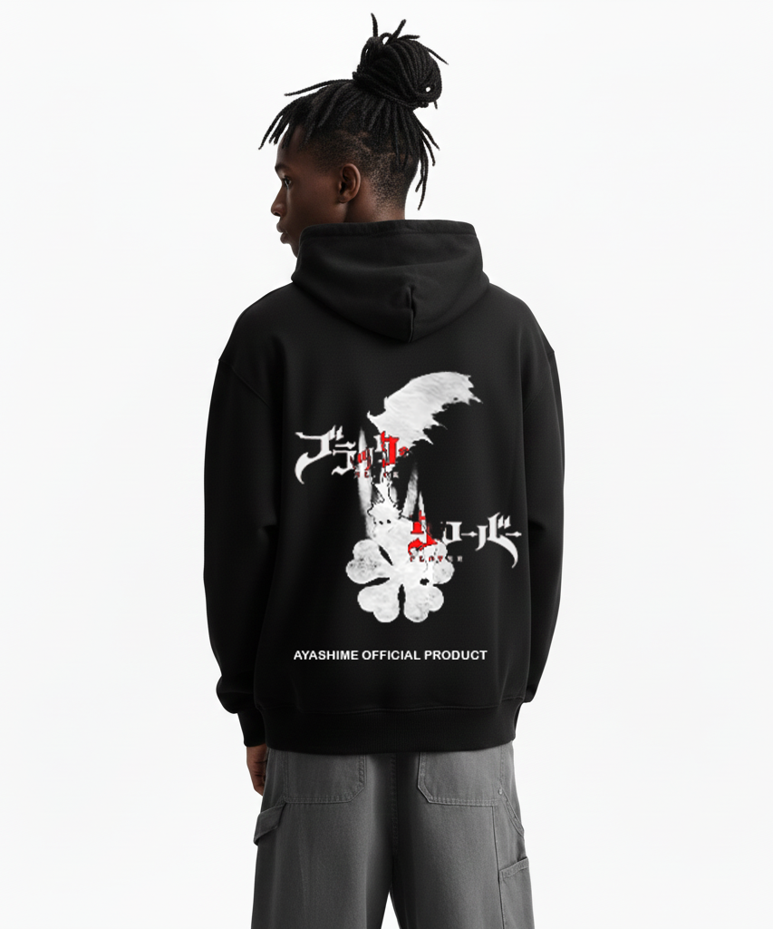 Black Clover "ASTA" Black Hoodie
