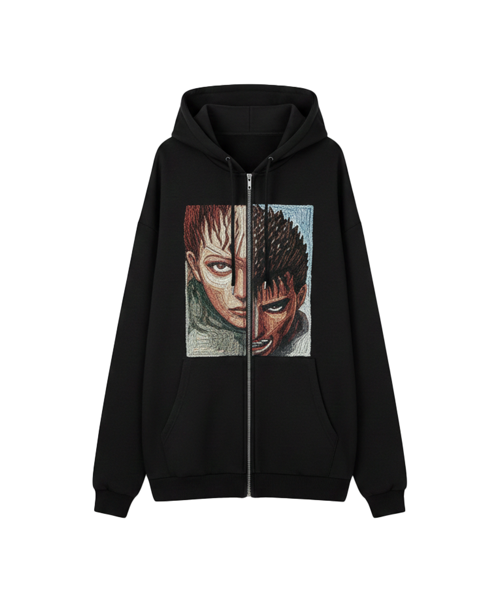 Griffith Embroidered Zipper Jacket