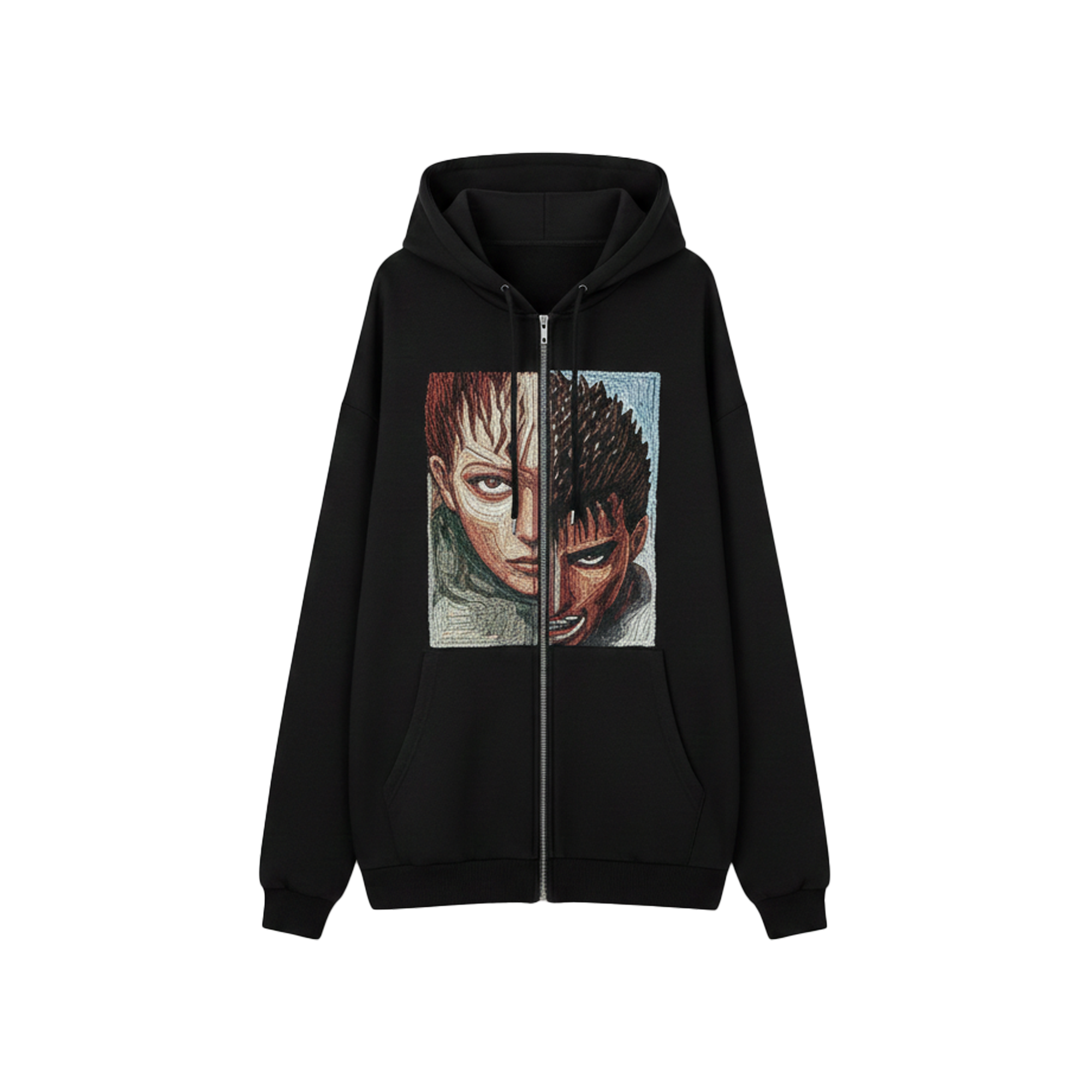 Griffith Embroidered Zipper Jacket