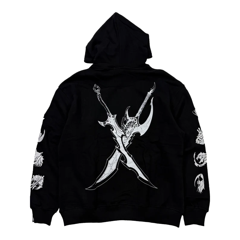Solo Leveling Embroidered Hoodie