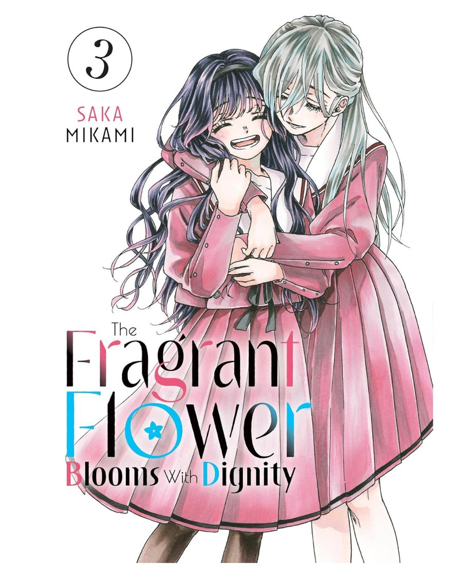 The Fragrant Flower Blooms with Dignity manga - official anime book collection angle view