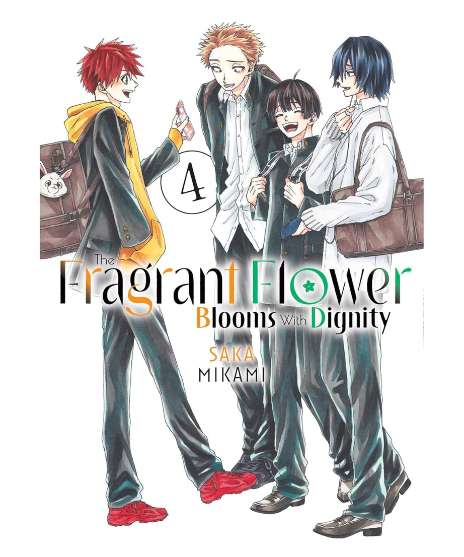 The Fragrant Flower Blooms with Dignity manga - official anime book collection angle view
