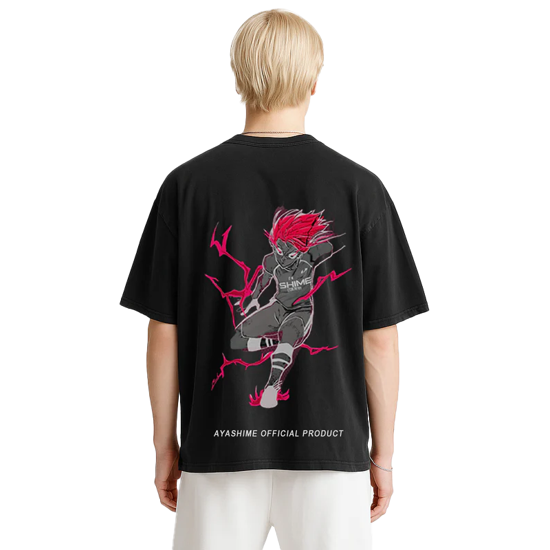 CHIGIRI BLACK T-SHIRT