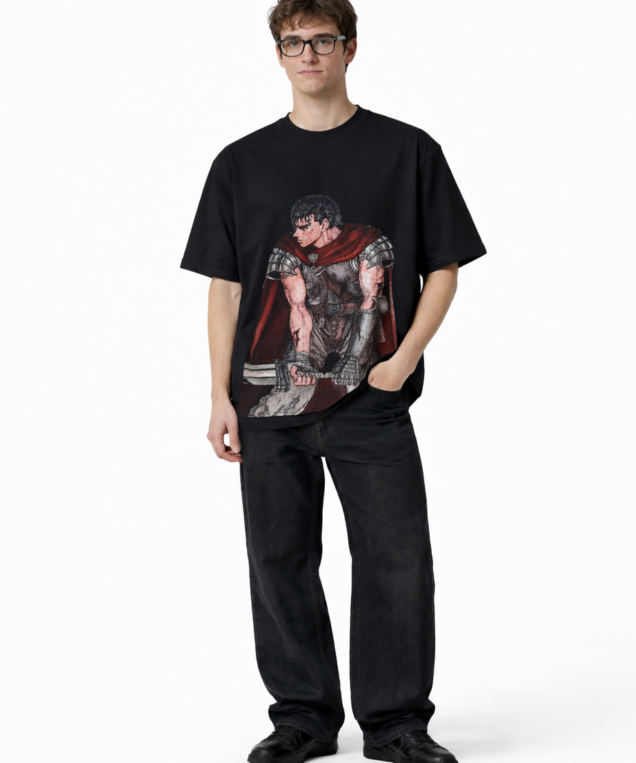 GUTS Embroidered Oversized T-shirt