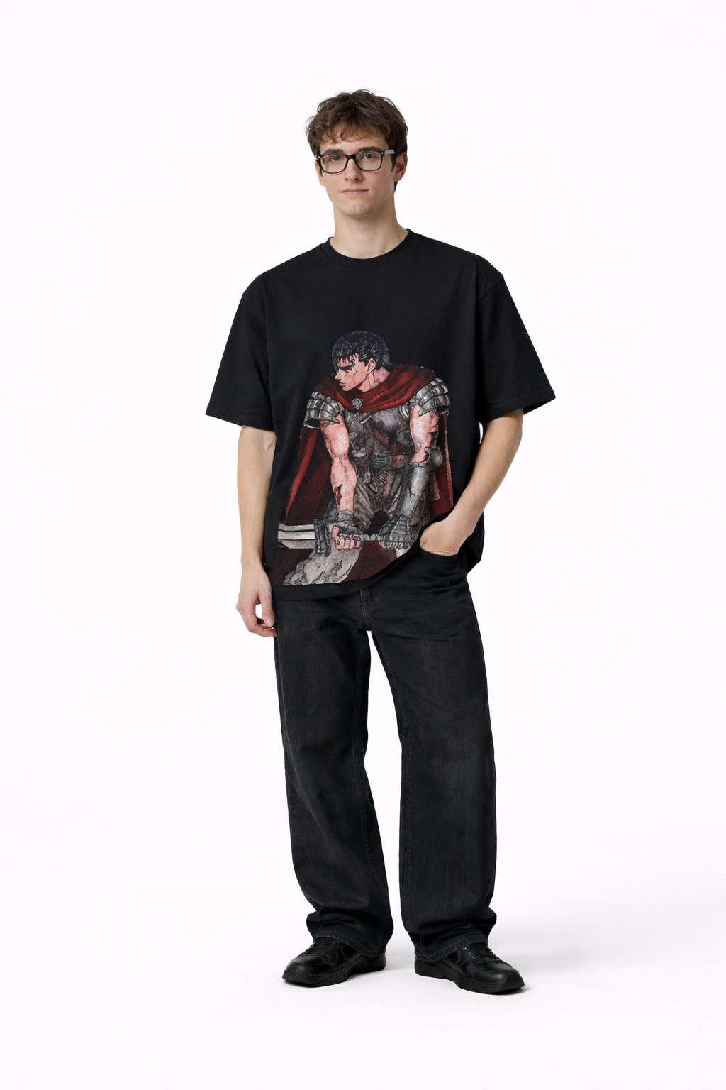 GUTS Embroidered Oversized T-shirt
