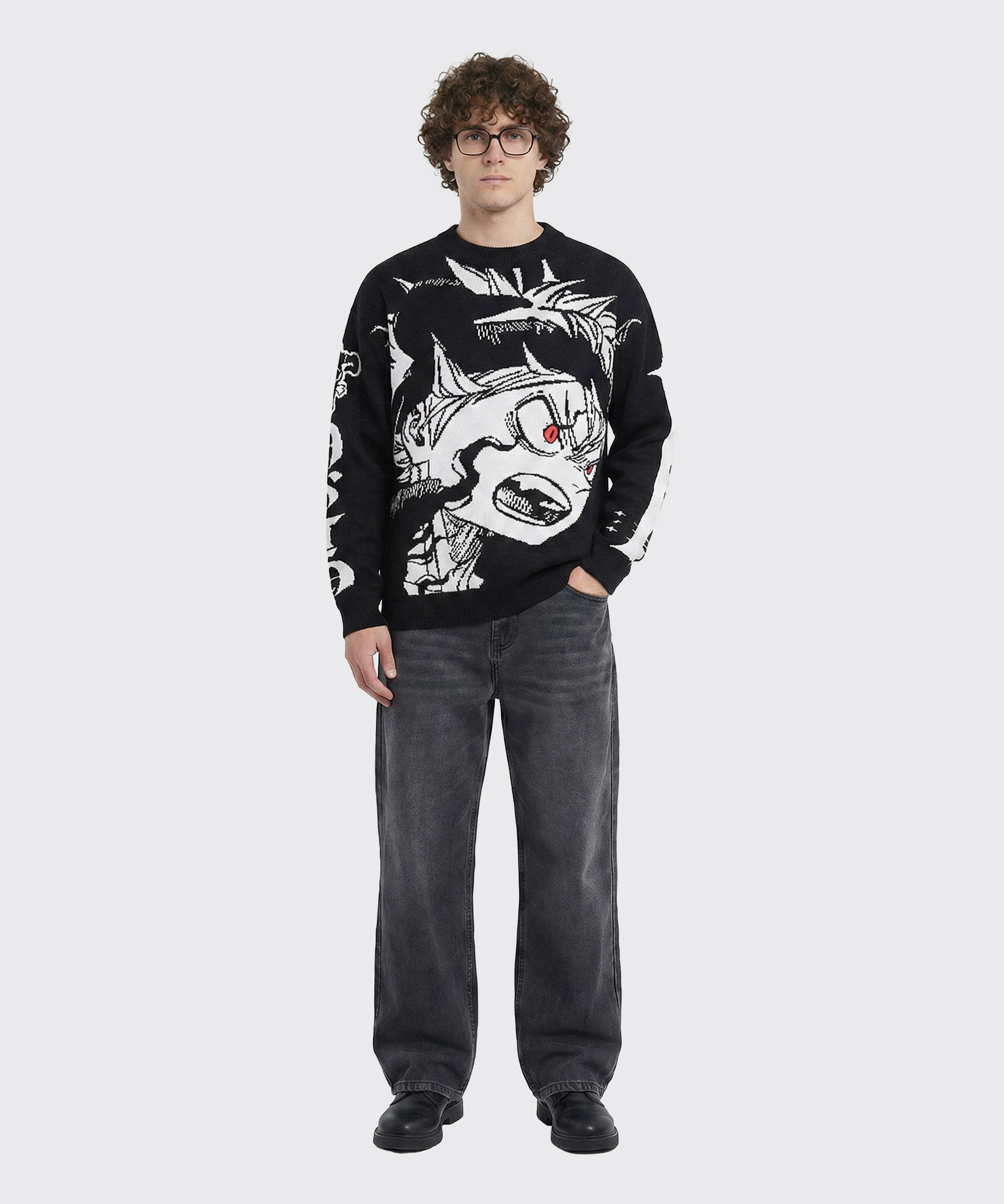 Black Clover Asta Oversized Sweater