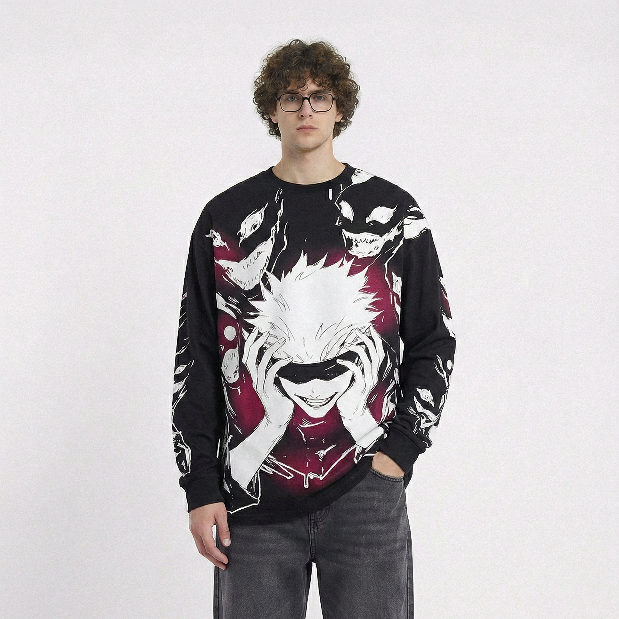 Gojo Spray Painting Sweatshirt Pre-Order