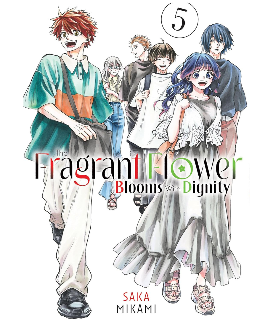 The Fragrant Flower Blooms with Dignity manga - official anime book collection angle view