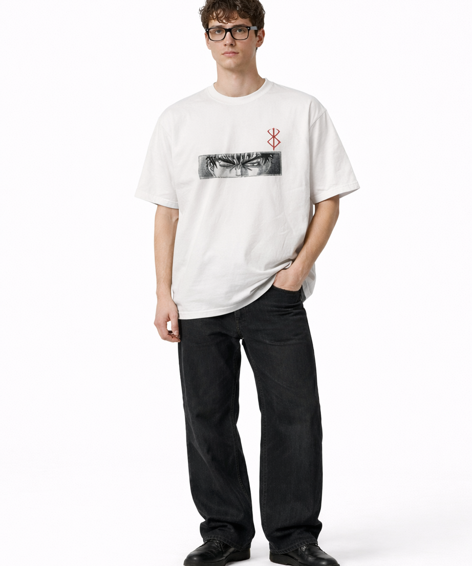 GUTS Embroidered Oversized T-shirt