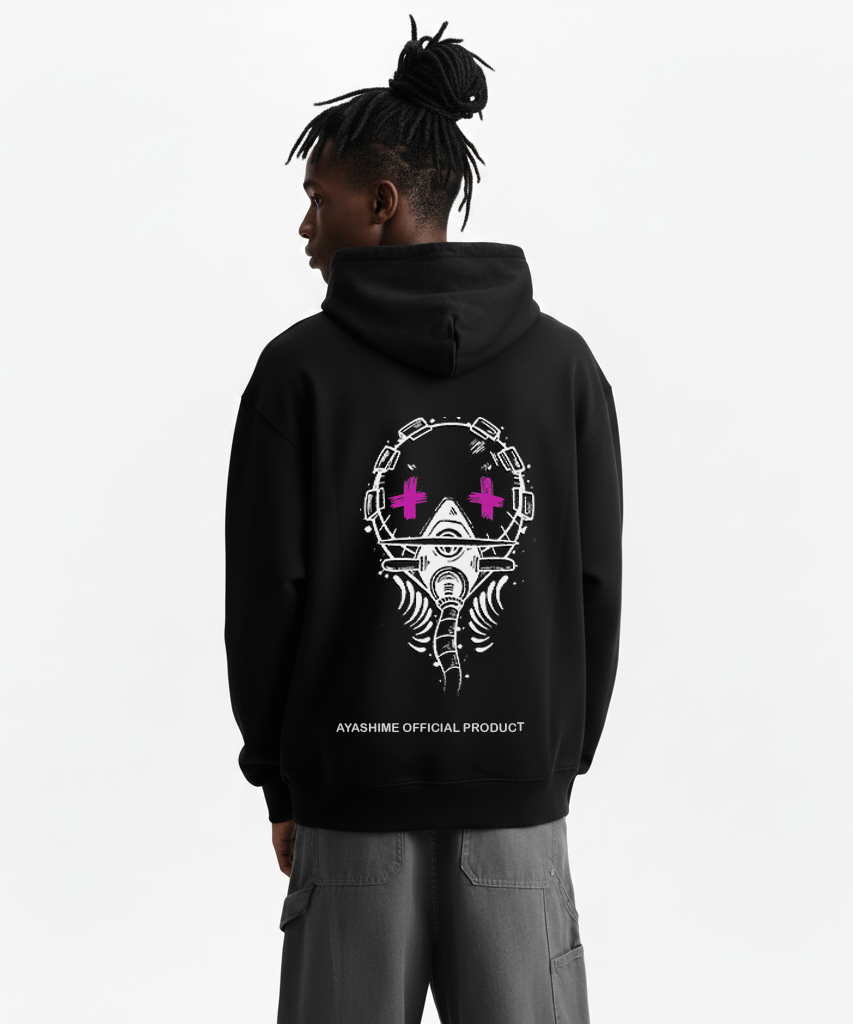ENJIN (GACIAKUTA) BLACK HOODIE