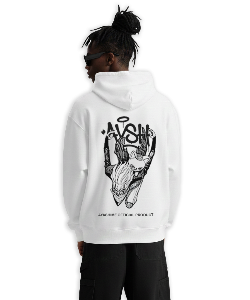 DANDADAN WHITE HOODIE