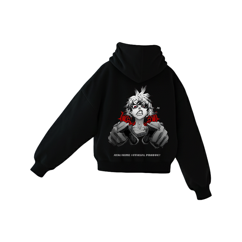 Gachiakuta RUDO BLACK HOODIE