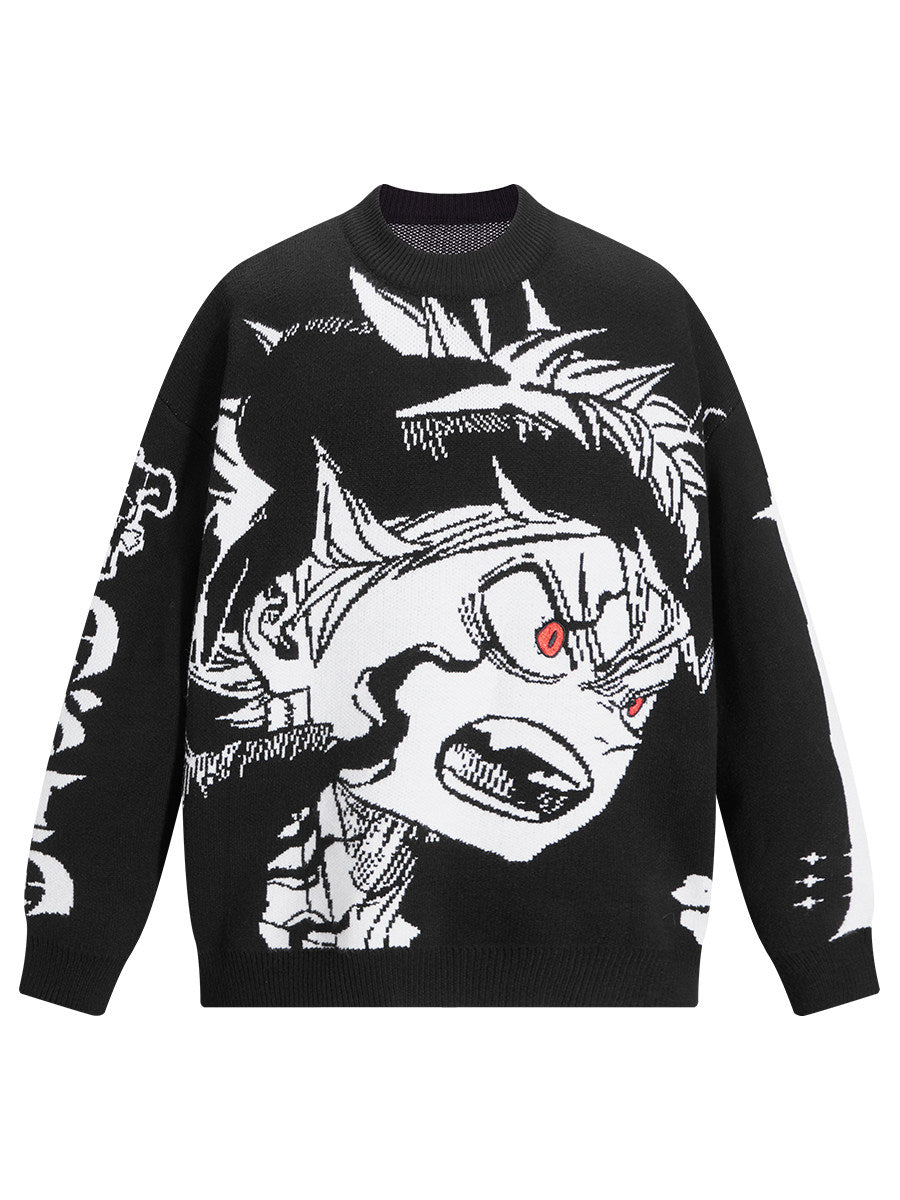 Black Clover Asta Oversized Sweater