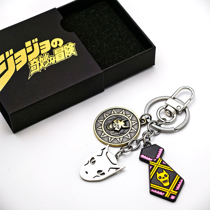 JoJo's Bizarre Adventure keychain - anime collectible accessory side view
