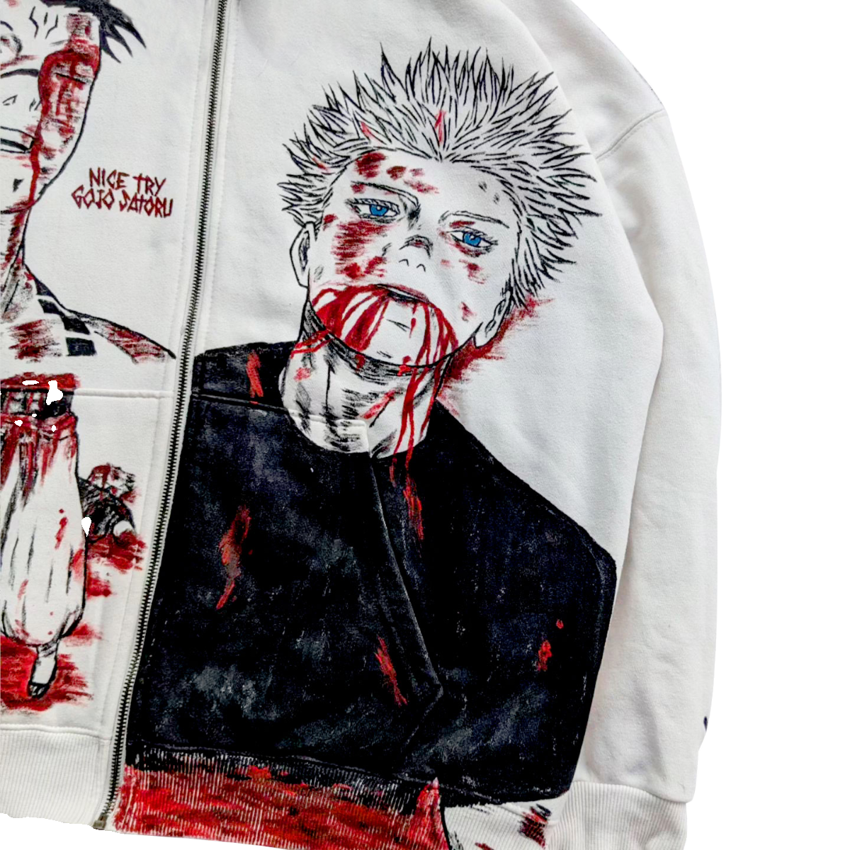 Sukuna X Gojo Spray Painting Hoodie Pre-Order