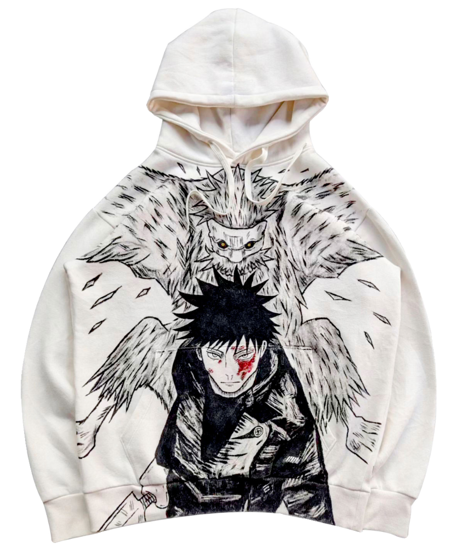 Megumi Fushiguro Spray Painting Hoodie Pre-Order